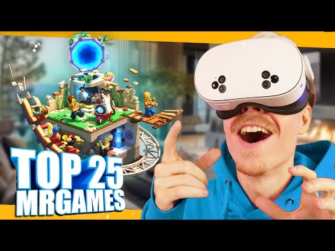 Top 25 Best Mixed Reality Games On Meta Quest 3 and 3S