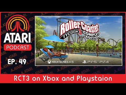 Atari Podcast Episode 49 - RollerCoaster Tycoon 3 on PS and Xbox w/ Muteki