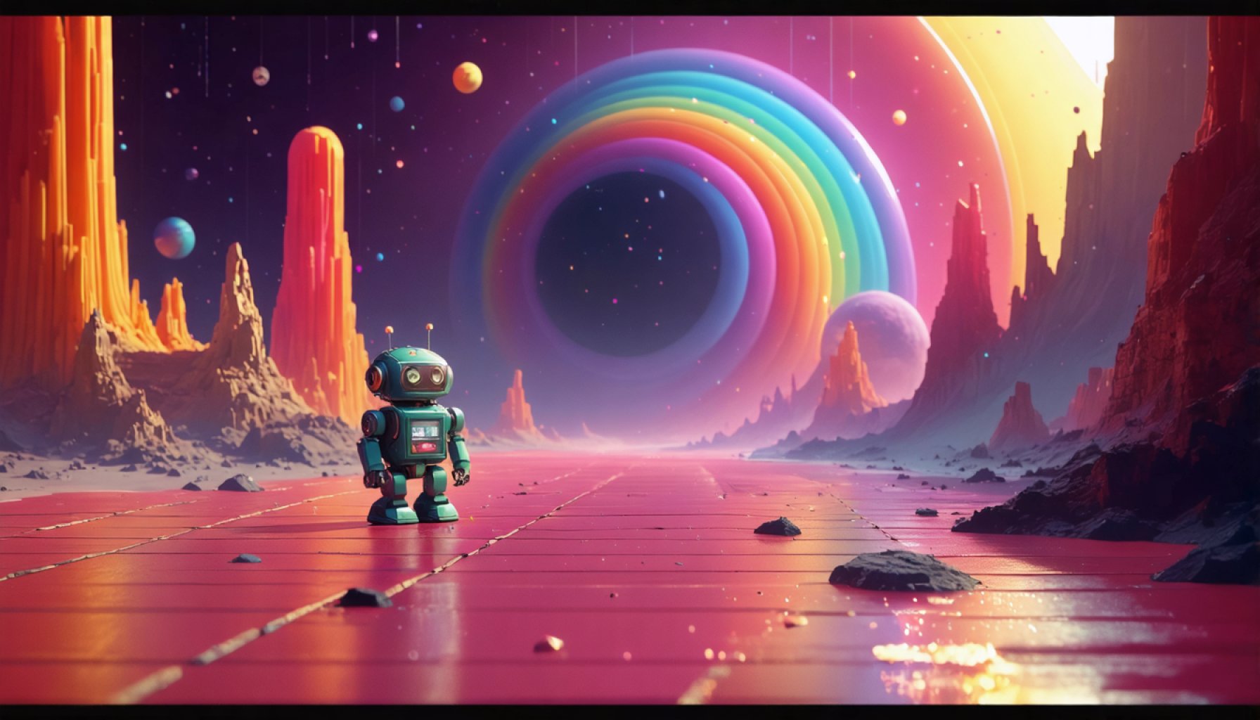 A Journey Through the Psychedelic: Atari and Llamasoft’s Dazzling Return with “I, Robot”